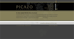 Desktop Screenshot of picazovineyards.com